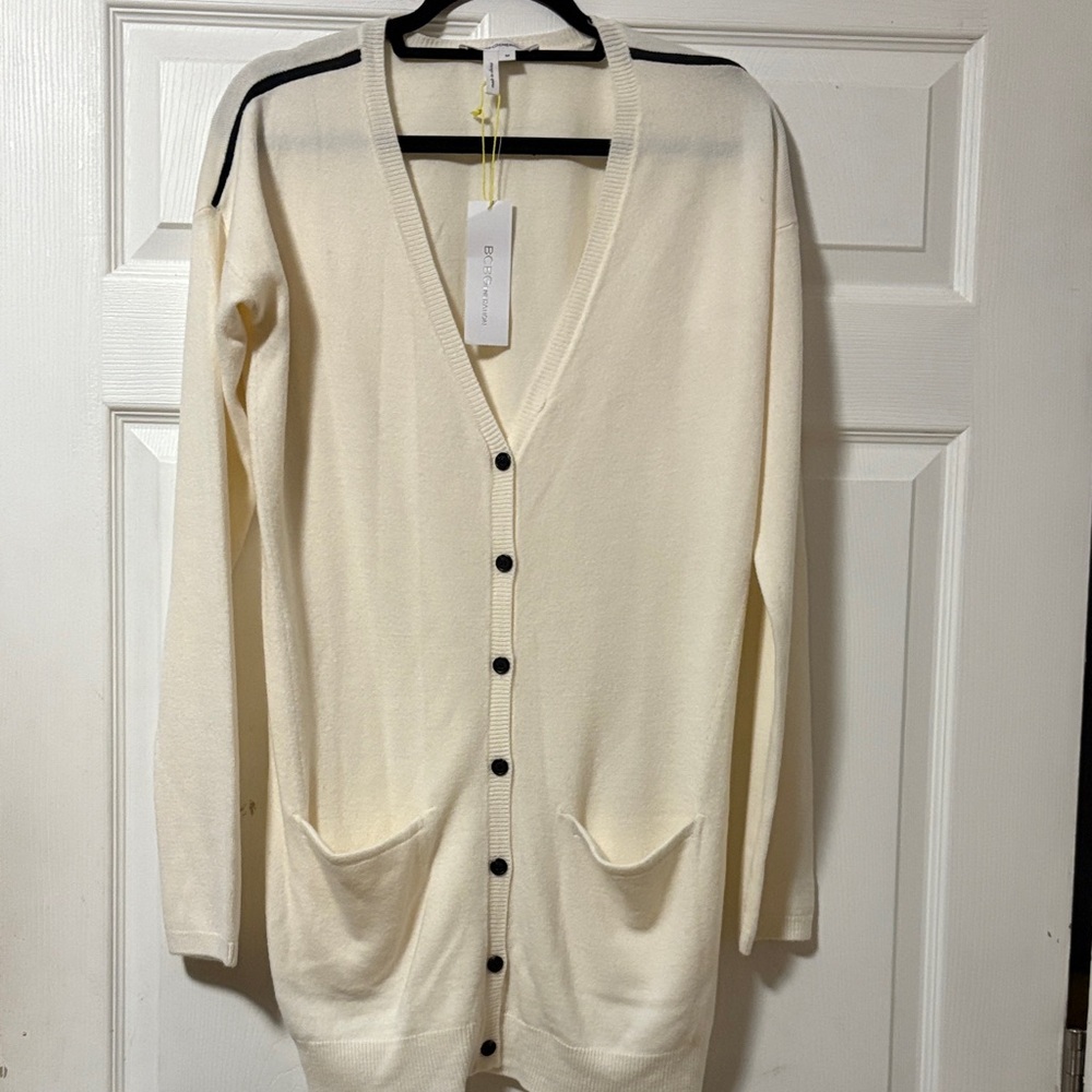 BCBGeneration Cream color cardigan